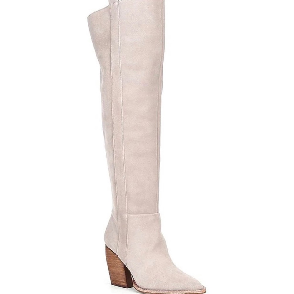 Gianni Bini over the knee wide calf boots- just purchased in December